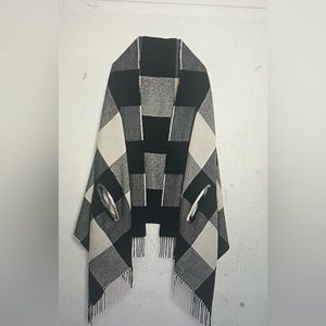 JCrew Cape scarf plaid